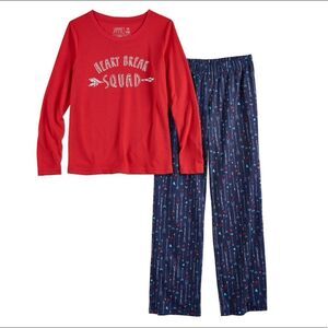 NWT Toddlers “Heartbreak Squad” PJ Set